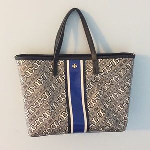 Tory Burch Gemini Link Coated Tote